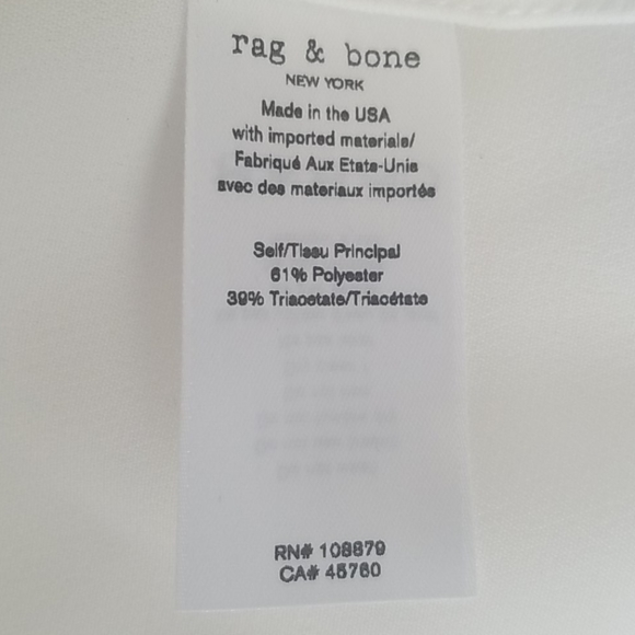 NWT Rag and Bone Lace-up Top sz Small - Picture 5 of 6